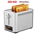 AZKO Klaz Toaster Toaster Digital Stainless Steel - Silver Pemanggang Roti Bread Grill Pembuat Makanan