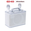 AZKO Sovox Speaker Karaoke Bluetooth 2 Mic - Putih Perangkat Elektronik Spiker Audio Electronic
