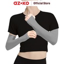 AZKO Alph Manset Lengan Ice Silk Spf 5 Arm Sleeve Manset Tangan Olahraga Pelindung Lengan Uv Lengan Panjang Anti Uv