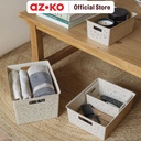 AZKO Stora Keranjang Penyimpanan Ecohome Terra Storage Basket Kotak Penyimpanan Serbaguna Bin Organizer Tempat Simpan Barang