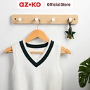 AZKO Stora Gantungan Dinding 4 Kait - Putih/Cokelat Pengait Multifungsi Tembok Clothes Hook Tempat Gantung Pakaian Barang Serbaguna
