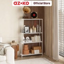 AZKO Masterspace 90X30X150 cm Rak Besi 4 Tingkat Perforated - Putih Storage Rack Metal Tempat Penyimpanan Serbaguna Rak Barang Organizer Gudang