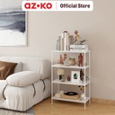 AZKO Masterspace 60X30X90 cm Rak Besi 4 Tingkat Perforated - Putih Storage Rack Metal Tempat Penyimpanan Serbaguna Rak Barang Organizer Gudang