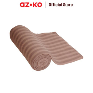 AZKO Sleeplite Selimut Polar Fleece Stripe Blanket Motif Kain Penghangat Tubuh Aksesoris Tempat Tidur Bedroom Accessories Perlengkapan Kamar Tidur