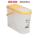 AZKO Kris 8 ltr Basica Tempat Beras Rice Container Food Grade Kotak Beras Wadah Penyimpanan Beras Perlengkapan Dapur