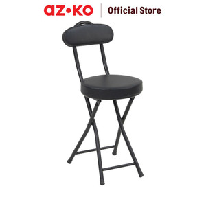 AZKO Soleil Almond Kursi Lipat Folding Chair Multifunctional Foldable Chair Tempat Duduk Serbaguna Kursi Acara Cafe House Furniture