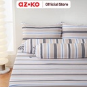 AZKO Sleeplite Set Seprai Microfiber Stripe Jesse Sprei Seprai Aesthetic Seprei Sheet Set Bed Sheet Aksesoris Tempat Tidur Set Sarung Bantal Sarung Guling