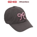 AZKO Ataru Topi Baseball Denim Bow Aksesoris Kepala Baseball Cap Topi Stylish Unisex Serbaguna Fashionable Hat Aksesoris Fashion Pria Wanita