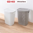 AZKO Stora 44X35X58 cm Keranjang Laundry Tempat Baju Pakaian Kotor Wadah Cucian Laundry Basket Perlengkapan Rumah Tangga