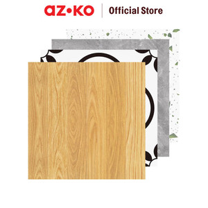 AZKO Forhom 3X3 cm Stiker Lantai Pp Floor Sticker Stiker Lantai Motif Kayu Pelapis Lantai Estetik Dekorasi Ruangan