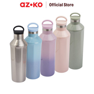 AZKO Kris Botol Vacuum Flask Metallic Stainless Steel Tumbler Termos Minuman Tempat Air Minum Panas Dingin Water Bottle Food Grade Perlengkapan Minum