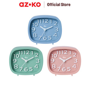 AZKO Arthome 1.3 cm Jam Weker Elp Alarm Clock Waker Clock Jam Alarm Analog Dekorasi Kamar Tidur
