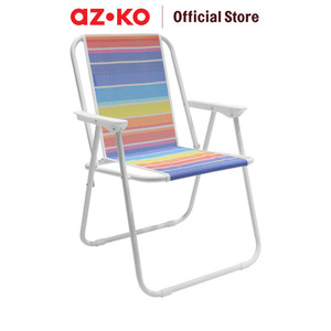 AZKO Soleil Spring Kursi Teras Stripe Balcony Chair Kursi Outdoor Serbaguna Furniture Rumah Tempat Duduk Kursi Halaman Balkon