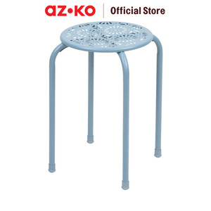 AZKO Soleil Luna Bangku Metal Multipurpose Stool Bangku Makan Cafe Restoran Tempat Duduk Serbaguna Furniture Interior Rumah