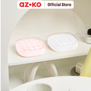 AZKO Stora Kotak Perhiasan 2 Tingkat Wadah Simpan Aksesoris Tempat Anting Kalung Cincin Organizer Aksesoris Serbaguna Desk Storage Box Organizer Meja