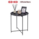 AZKO Soleil Meja Teras Dengan Tray Meja Luar Ruangan Garden Table Balcony Desk Furnitur Taman Outdoor Furniture