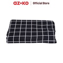 AZKO Stora Sarung Meja Setrika graph Check - Hitam Ironing Board Cover Sarung Papan Setrikaan Kain Pelapis Alas Setrika
