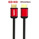 AZKO Sovox 2 mtr Kabel Hdmi Premium 4K - Merah/Hitam Konektor Transmisi Sinyal Audio Video Hdmi Cable Connector Perlengkapan Elektronik