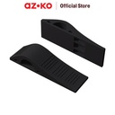 AZKO Kindla 12.5X4X5 cm Penahan Pintu Tpr - Hitam Triangle Door Stop Karet Ganjelan Pintu Jendela Serbaguna Perlengkapan Rumah Tangga
