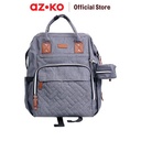 AZKO Kindla Little Blossom Tas Perlengkapan Bayi - Abu-Abu Tas Menyimpan Susu Popok Tas Anak Bayi Untuk Bepergian Perlengkapan Bayi
