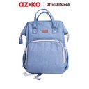 AZKO Kindla Babylicious Tas Perlengkapan Bayi - Biru Mommy Bag Tas Menyimpan Susu Popok Tas Anak Bayi Untuk Bepergian Perlengkapan Bayi