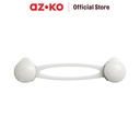 AZKO Kindla 3.7X15.3 cm Set 2 Pcs Pengaman Lemari Multifungsi Long - Putih Safety Lock Multipurpose Strap Pengunci Pengaman Pintu Kulkas Lemari Laci Pengunci Serbaguna Perlengkapan Keamanan