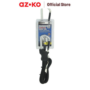 AZKO Krisbow Tali Bungee Dengan Karabiner Bungee Cord Tali Pengikat Karabiner Pengikat Elastis