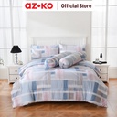 AZKO Sleeplite Set Seprai Microfiber Abstrak Mila Sprei Motif Seprai Aesthetic Seprei Sheet Set Bed Sheet Aksesoris Tempat Tidur Set Sarung Bantal Sarung Guling