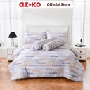 AZKO Sleeplite Set Seprai Microfiber Abstrak Adria Sprei Motif Seprai Aesthetic Seprei Sheet Set Bed Sheet Aksesoris Tempat Tidur Set Sarung Bantal Sarung Guling