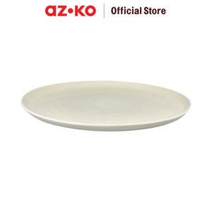 AZKO Delicia Piring Makan Qc Dinner Plate Wadah Hidangan Food Grade Piring Keramik Serbaguna Peralatan Makan Perlengkapan Dapur