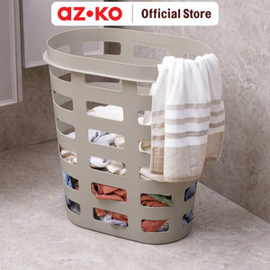 AZKO Stora Concept Keranjang Laundry Tempat Baju Pakaian Kotor Wadah Cucian Laundry Basket Perlengkapan Rumah Tangga