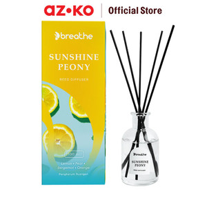 AZKO Breathe 100 ml Reed Diffuser Rattan Sticks Freshener Aromaterapi Pengharum Ruangan Stick Room Fragrance