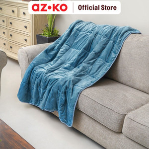 AZKO Sleeplite Selimut Flannel 2 In 1 Blanket Motif Kain Penghangat Tubuh Aksesoris Tempat Tidur Bedroom Accessories Perlengkapan Kamar Tidur
