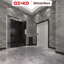 AZKO Forhom 60X300 cm Panel Dinding Roll Motif Marmer - Abu-Abu Wallpanel Pelapis Dinding Interior Dinding Indoor