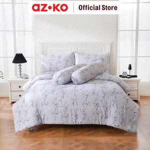 AZKO Sleeplite Seprai Microfiber Flower Lyla Sprei Motif Seprai Aesthetic Seprei Sheet Set Bed Sheet Aksesoris Tempat Tidur Set Sarung Bantal Sarung Guling