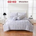 AZKO Sleeplite Seprai Microfiber Flower Lyla Sprei Motif Seprai Aesthetic Seprei Sheet Set Bed Sheet Aksesoris Tempat Tidur Set Sarung Bantal Sarung Guling