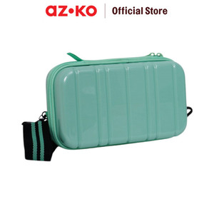 AZKO Passport Blythe Koper Mini Pc & Abs Hardcase Luggage Koper Kecil Tas Jalan-Jalan Shoulder Bag Tas Selempang