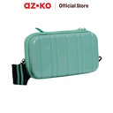 AZKO Passport Blythe Koper Mini Pc & Abs Hardcase Luggage Koper Kecil Tas Jalan-Jalan Shoulder Bag Tas Selempang