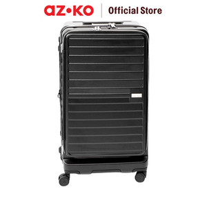 AZKO Legend Walker Malibu Koper Pc & Abs - Hitam Hardcase Luggage Koper Kabin Dengan Tsa Tas Jalan-Jalan Travel Bag Tas Roda
