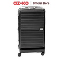 AZKO Legend Walker Malibu Koper Pc & Abs - Hitam Hardcase Luggage Koper Kabin Dengan Tsa Tas Jalan-Jalan Travel Bag Tas Roda