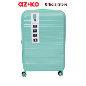 AZKO Passport Blythe Koper Pc & Abs Tsa Lock - Hijau Mint Hardcase Luggage Koper Bagasi Dengan Tsa Tas Jalan-Jalan Travel Bag Tas Roda