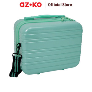 AZKO Passport Blythe Koper Make Up Pc & Abs Beauty Case Koper Kosmetik Tas Make Up Travel Bag