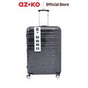 AZKO Passport Blythe Koper Pc & Abs Tsa Lock Midnight Black - Hitam Hardcase Luggage Koper Kabin Dengan Tsa Tas Jalan-Jalan Travel Bag Tas Roda