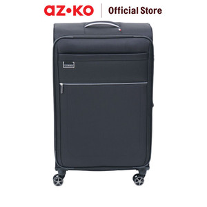 AZKO Luggo Royce Koper Tsa Lock Lightweight - Hitam Softcase Luggage Koper Kabin Dengan Tsa Tas Jalan-Jalan Travel Bag Tas Roda