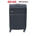AZKO Luggo Royce Koper Tsa Lock Lightweight - Hitam Softcase Luggage Koper Kabin Dengan Tsa Tas Jalan-Jalan Travel Bag Tas Roda