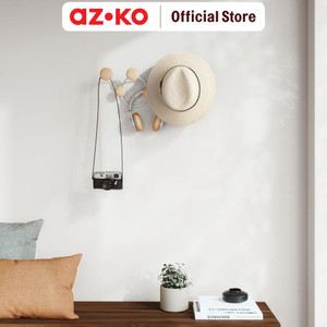 AZKO Umbra Dotsy Gantungan Pakaian Dinding 7 Pengait Pengait Multifungsi Tembok Clothes Hook Tempat Gantung Pakaian Barang Serbaguna