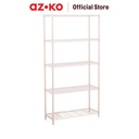 AZKO Stora Rak Besi 5 Tingkat Storage Rack Metal Tempat Penyimpanan Serbaguna Rak Barang Organizer Gudang