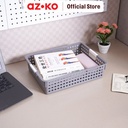 AZKO Stora Dots Keranjang Penyimpanan Short Handle Storage Basket Kotak Penyimpanan Serbaguna Bin Organizer Tempat Simpan Barang