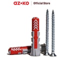 AZKO Mr.Safety Fischer Set Sekrup Duopower Skrup Perlengkapan Tukang Alat Perkakas