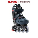 AZKO Berwyn Ukuran L Sepatu Roda Inline Skate - Biru Navy/Merah Inline Skates Roller Shoes Perlengkapan Olahraga